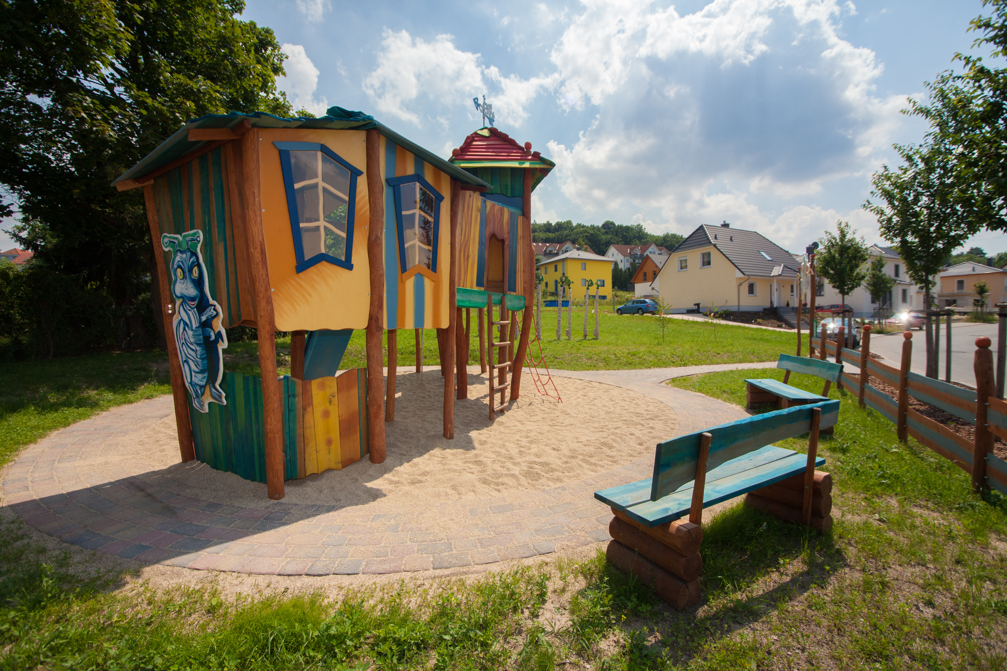 Spielplatz Birkigter Höhe inHolz Tischlerei Freital
