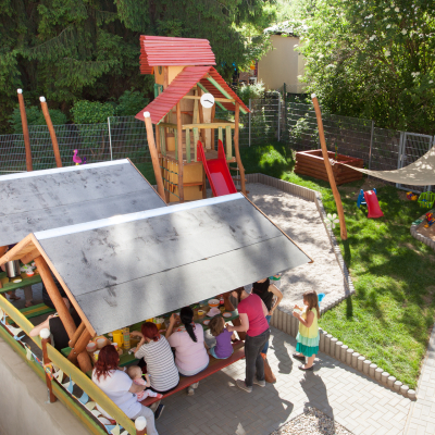 Überblick Spielplatz Kinderparadies